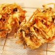 出汁を取った後のいりこを使ったかき揚げ♪