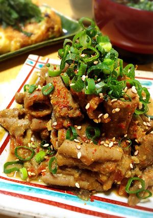 豚白モツを使って☆簡単こっくりモツ味噌煮-レシピのメイン写真