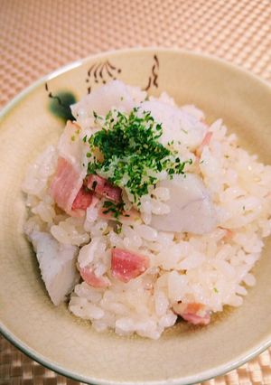 里芋とベーコンの白だしご飯♪-レシピのメイン写真