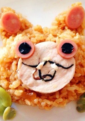 ジバニャン⁉︎ 残りカレーでピラフに変身-レシピのメイン写真