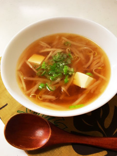 ☆スープ☆ラーメン風 もやしのスープ-レシピのメイン写真