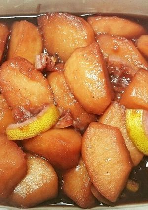 田舎風☆りんごの赤ワイン煮-レシピのメイン写真