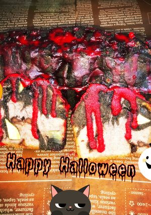 ハロウィンパウンドケーキ-レシピのメイン写真
