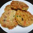 鮭のピカタ風ハンバーグ
