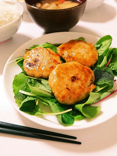 れんこん鶏つくねのオイスターソース焼き-レシピのメイン写真