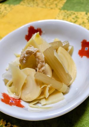 竹の子と蕗の煮物-レシピのメイン写真