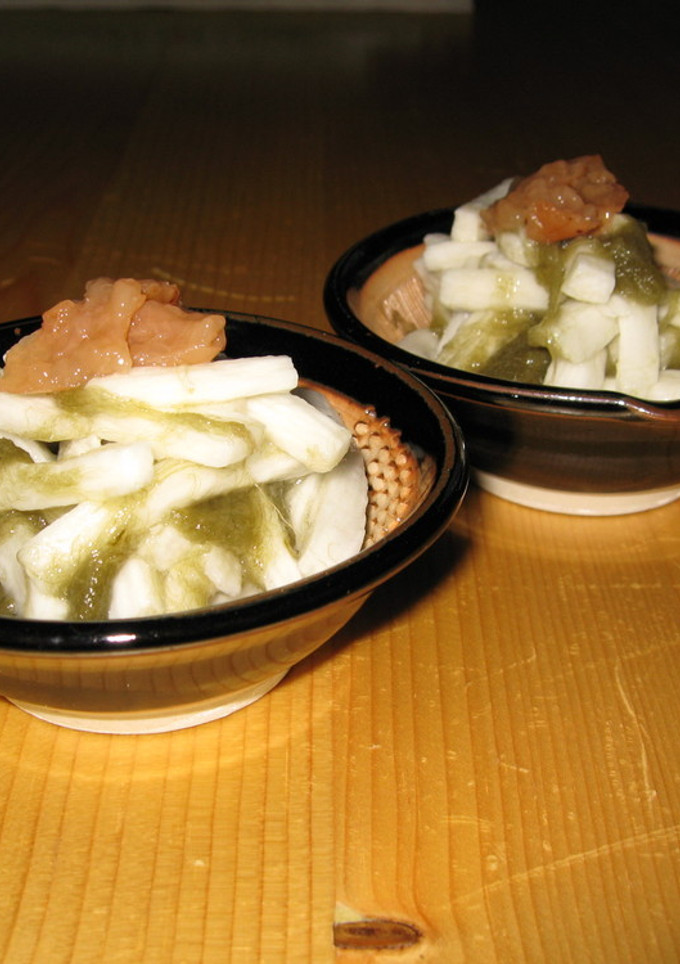簡単おつまみ！おぼろ昆布と長いも漬け-レシピのメイン写真