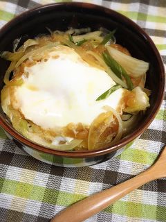 レンジで簡単!おひとりさま玉子丼♡-レシピのメイン写真