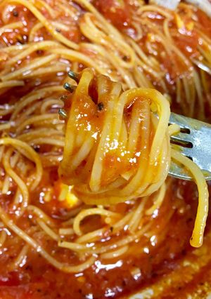 シンプル!トマト缶でワンポットパスタ-レシピのメイン写真