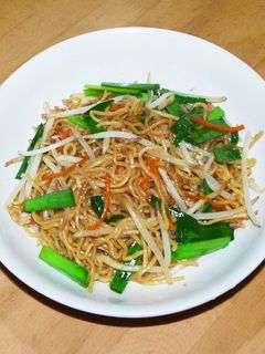 調味料2つ 本格中華の焼きそば-レシピのメイン写真