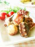 ダシダde味付け♪たこの唐揚げ