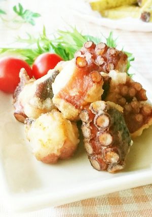 ダシダde味付け♪たこの唐揚げ-レシピのメイン写真