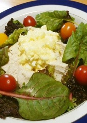 しっとり鶏むね肉のタルタル風サラダ-レシピのメイン写真