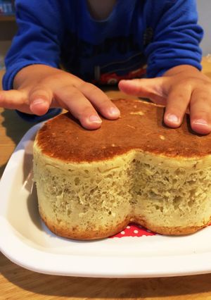 完熟バナナ救済！厚5㎝ホットケーキ♡-レシピのメイン写真