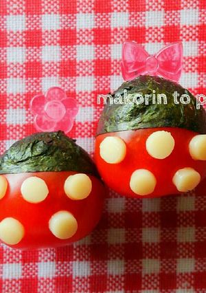 キャラ弁*ミニトマトでミニミニー-レシピのメイン写真