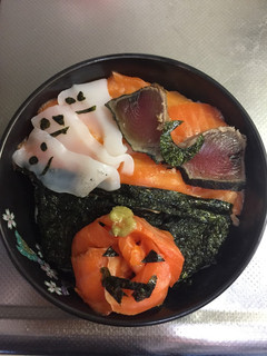 ハッピーハロウィン3色丼!-レシピのメイン写真