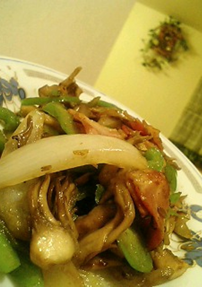 舞茸と野菜の柚子胡椒炒め-レシピのメイン写真