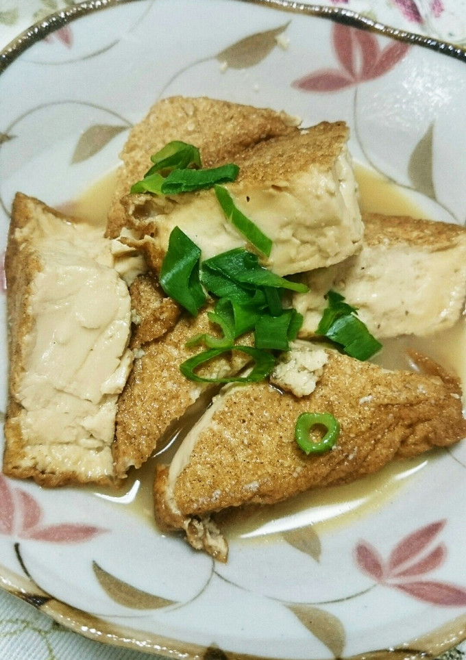 あごだしつゆで厚揚げの煮物-レシピのメイン写真