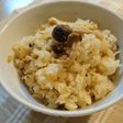 あごだしつゆ+ごま油★こく旨炊き込みご飯