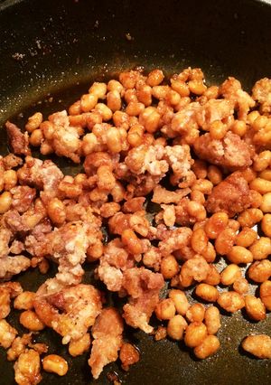 大豆と鶏肉のカレー甘辛和え-レシピのメイン写真