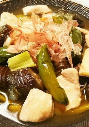 やわらか鶏となすの煮びたし-レシピのメイン写真