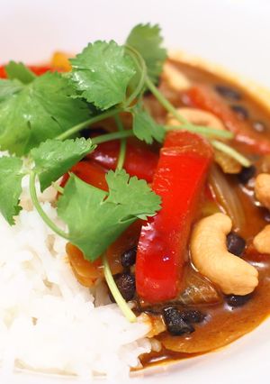 ベジタリアンレッドカレー-レシピのメイン写真