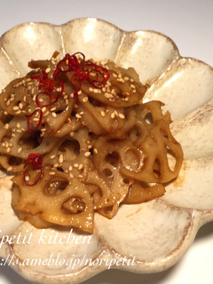 シャキシャキ美味しい♡レンコンのきんぴら-レシピのメイン写真