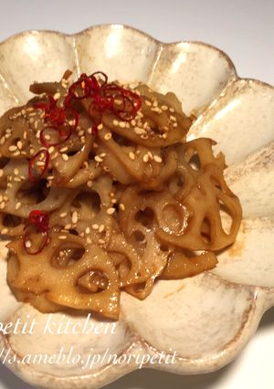 シャキシャキ美味しい♡レンコンのきんぴら-レシピのメイン写真