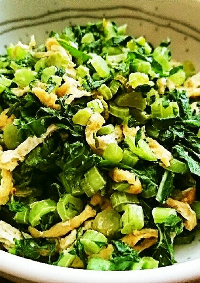 大根葉と油揚げの炒め物-レシピのメイン写真