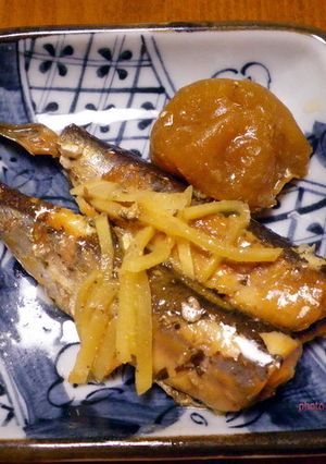 ◆梅酒deイワシの酔っ払い煮◆-レシピのメイン写真
