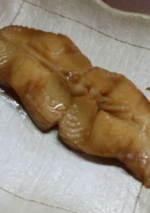 玉子焼き用のフライパンで煮魚☆-レシピのメイン写真