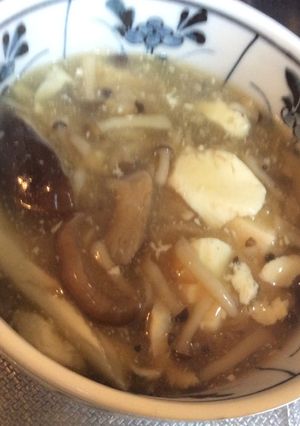 生姜たっぷりキノコトロトロ汁-レシピのメイン写真