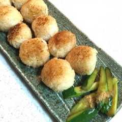 รูปของ 簡単！コロコロ焼きおにぎり