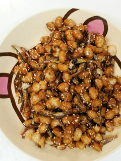 懐かし!給食の揚げた豆と小魚和え-レシピのメイン写真