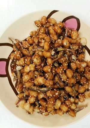 懐かし！給食の揚げた豆と小魚和え-レシピのメイン写真