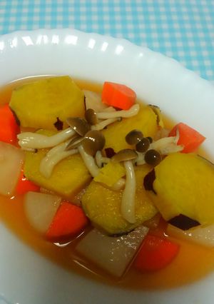 さつまいもdeほっくり！根菜煮♪-レシピのメイン写真