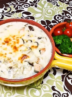 ポテトピラフdeきのこと鮭のドリア-レシピのメイン写真