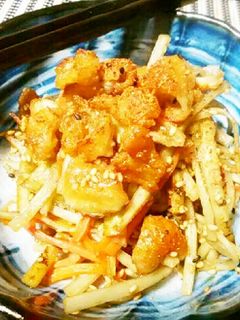 鶏皮きんぴら-レシピのメイン写真