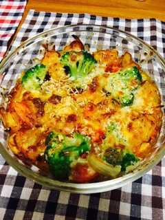 簡単!ミートソースと野菜のオーブン焼き-レシピのメイン写真