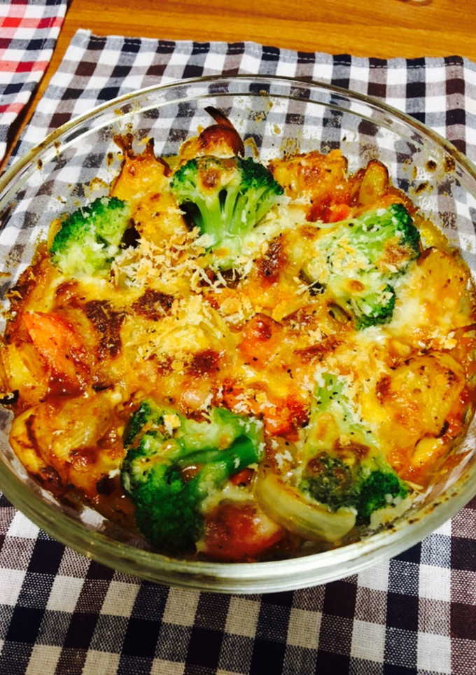 簡単！ミートソースと野菜のオーブン焼き-レシピのメイン写真