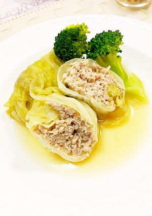 お豆腐とえのきのヘルシーロールキャベツ-レシピのメイン写真