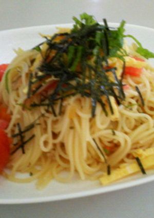 五目ちらしの冷製パスタ-レシピのメイン写真