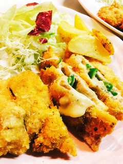 とろーり豚肉とチーズと野菜のフライ-レシピのメイン写真