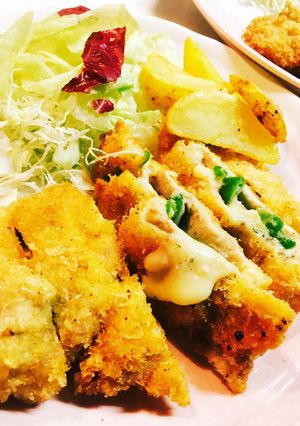 とろーり豚肉とチーズと野菜のフライ-レシピのメイン写真