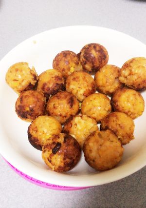 簡単 たこ焼き器でライスボール♪-レシピのメイン写真