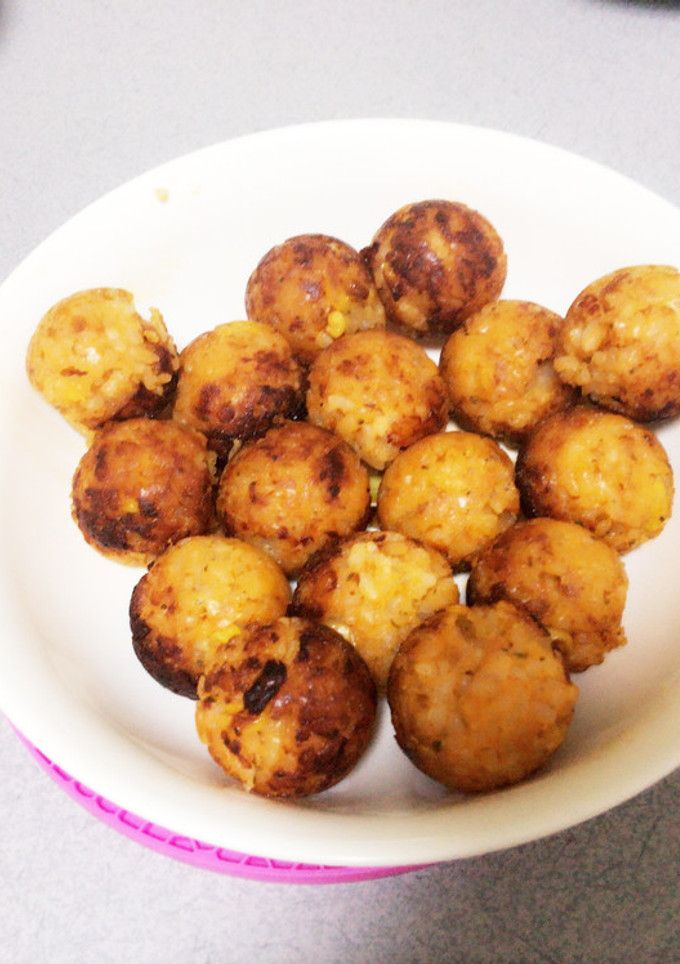 簡単 たこ焼き器でライスボール♪-レシピのメイン写真