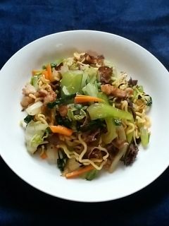 ダシダで焼そば-レシピのメイン写真