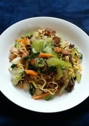 ダシダで焼そば-レシピのメイン写真