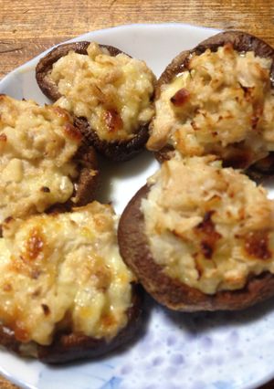 椎茸のツナチーズ焼き-レシピのメイン写真