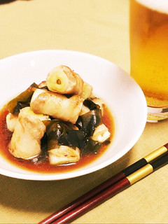 おつまみに♬長ネギ肉巻きのさっぱり炒め-レシピのメイン写真